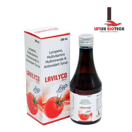Lycopene, Multivitamins, Multiminerals and Antioxidant Syrup